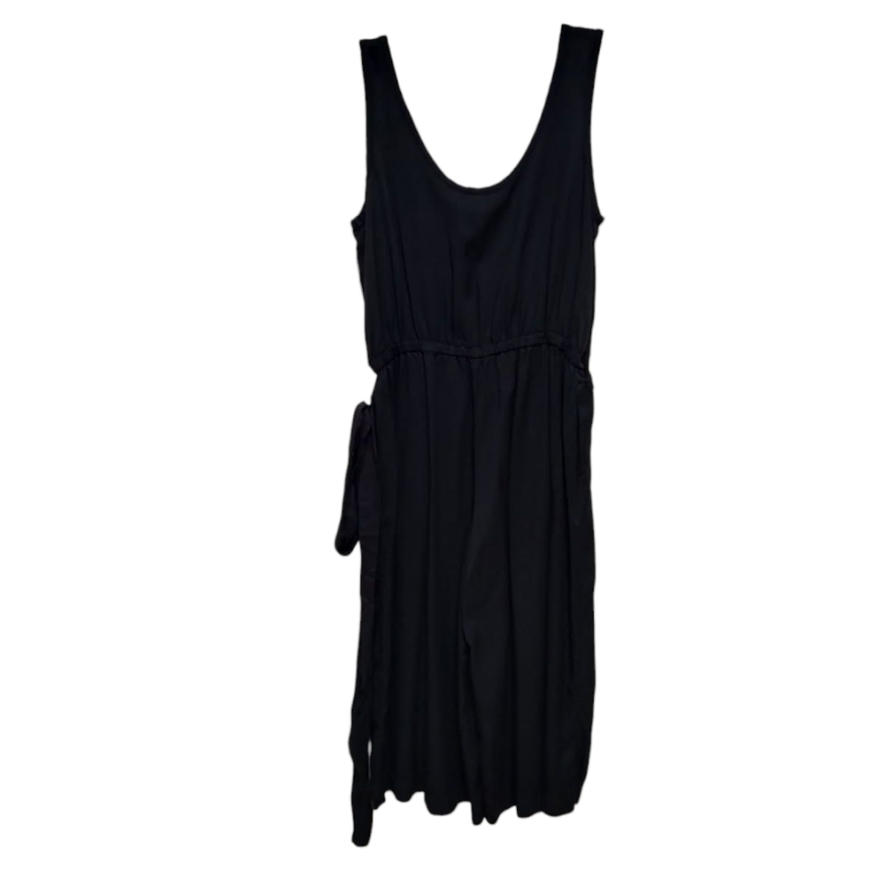 GAP Wide Leg Jumpsuit Pockets Belt Crop - Picture 2 of 9